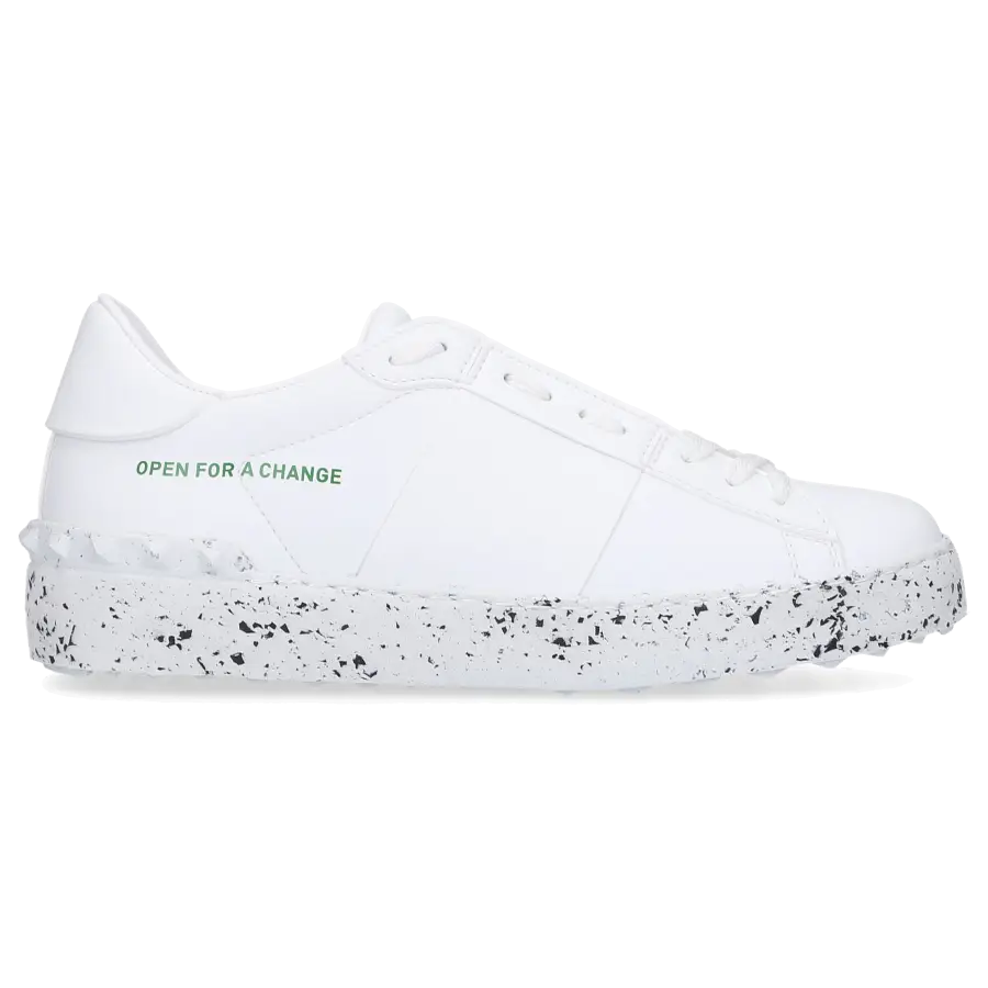 Valentino Garavani - Sneaker low OPEN recyceltes Plastik - weiß