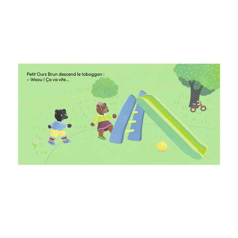Livre Petit Ours Brun joue au parc livre animé - Bayard Jeunesse
