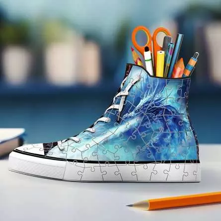 3D Puzzle Sneaker Mystische Drachen