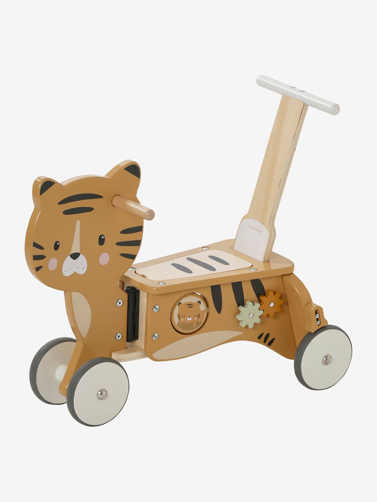 Porteur chariot de marche 2 en 1 en bois FSC® grenier