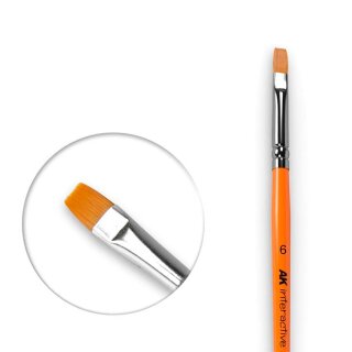 AK Synthetic Brush - Flat (6)