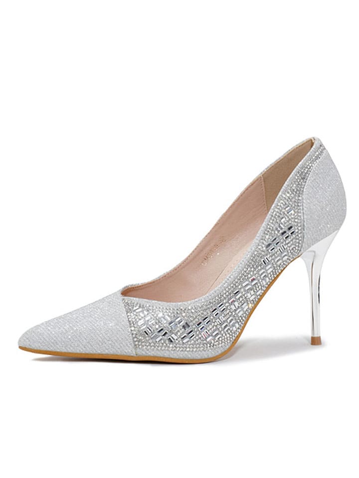 C'M Pumps in Silber günstig kaufen