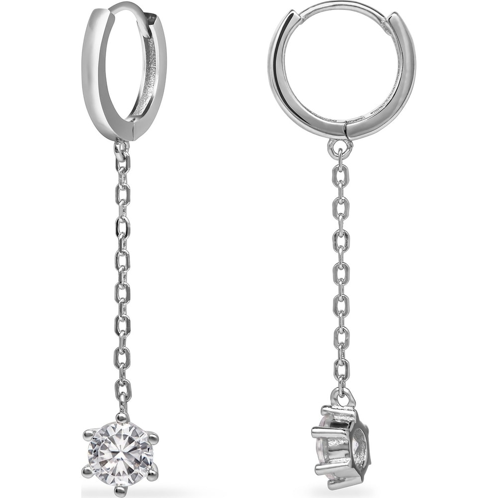 FAVS Créoles 925 Argent Boucles d'oreilles