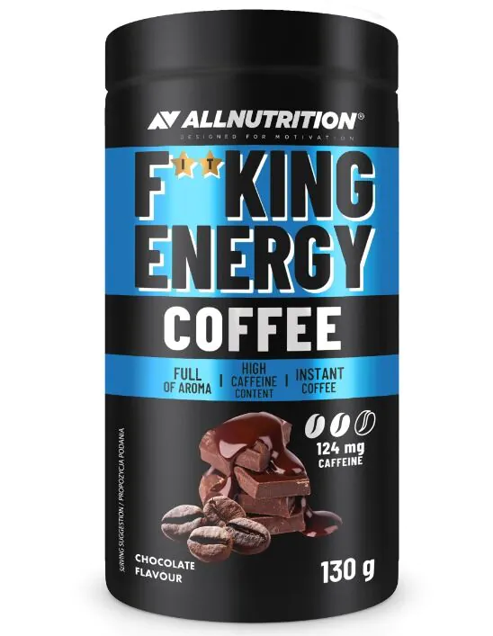 Allnutrition Fitking Evergy Coffee Chocolate - στιγμιαίος καφές 130 γρ.