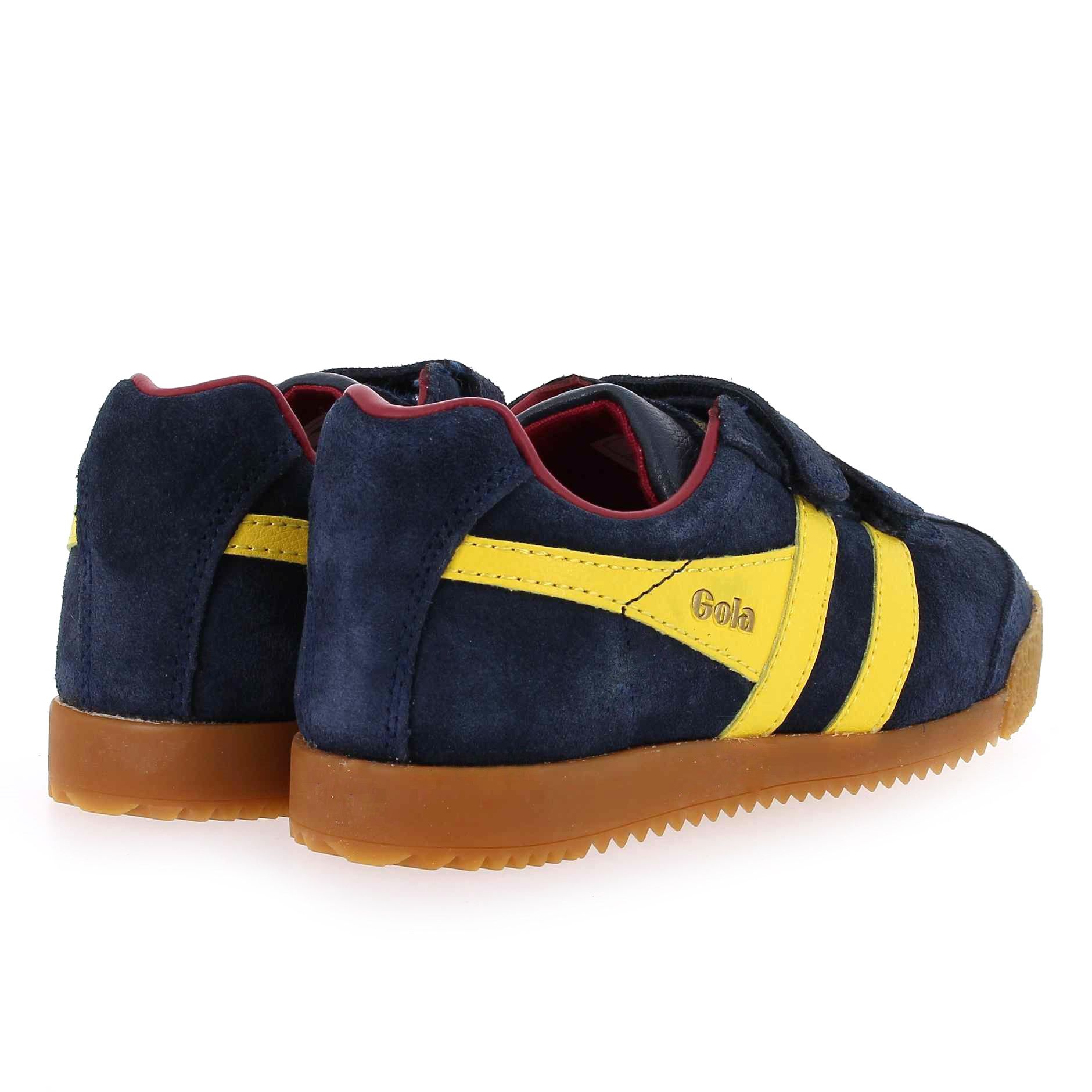 Gola  HARRIER VELCRO CKA192 - Marine Jaune