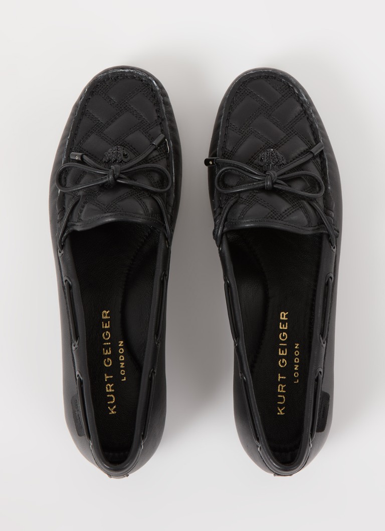 Mocassino Kurt Geiger in pelle Eagle con motivo trapuntato
