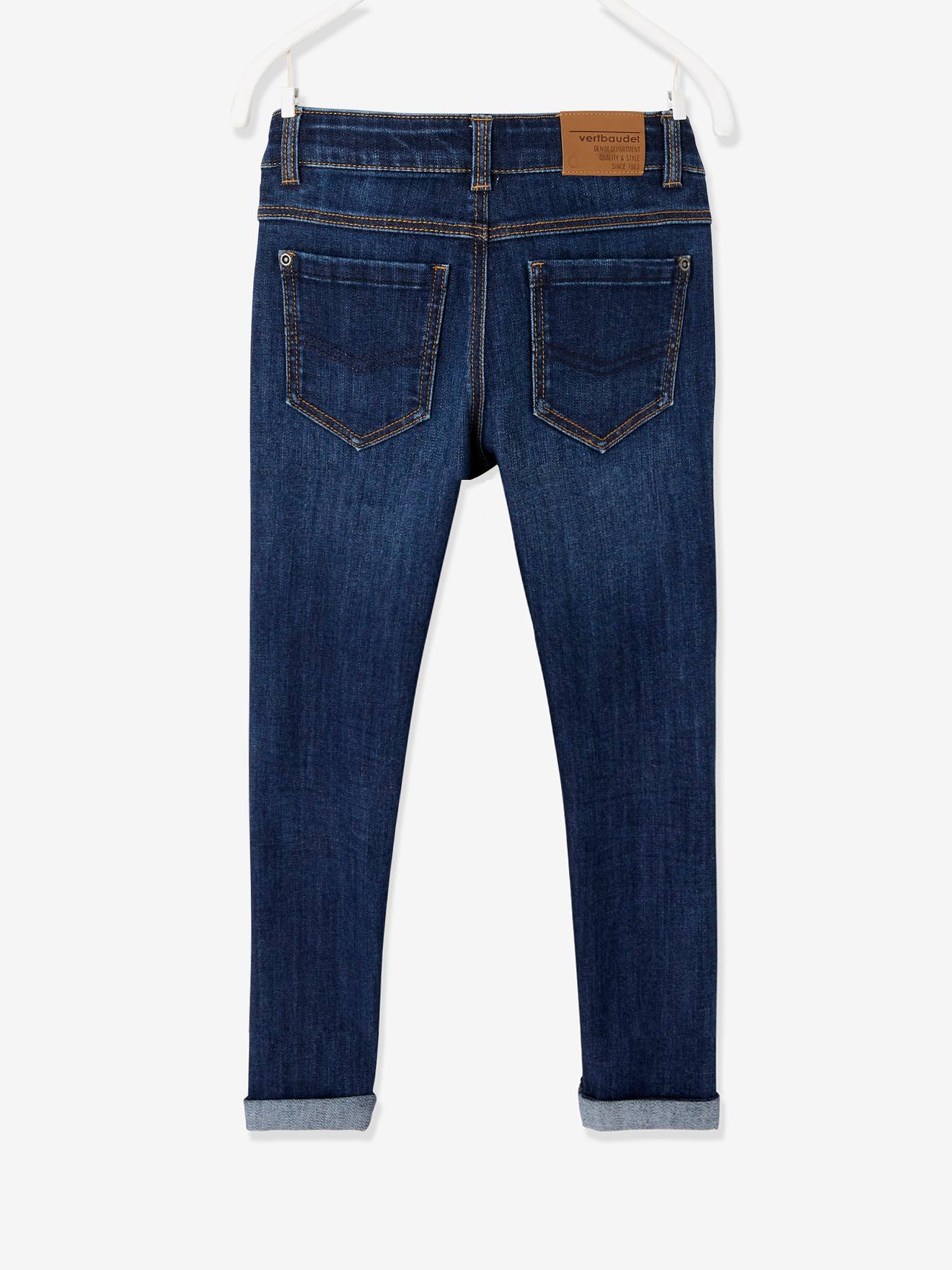 Jean slim indestructible garçon denim brut