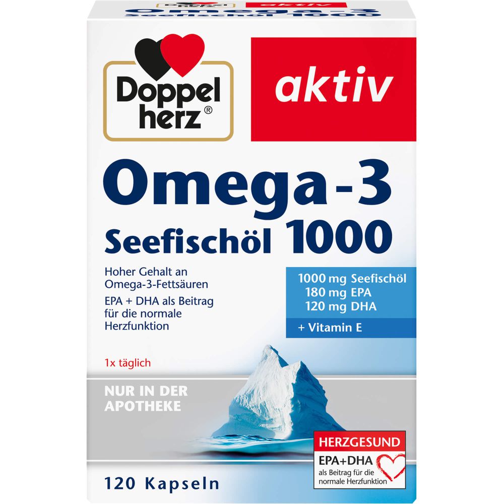Omega-3 Seefischöl 1000 Kapseln