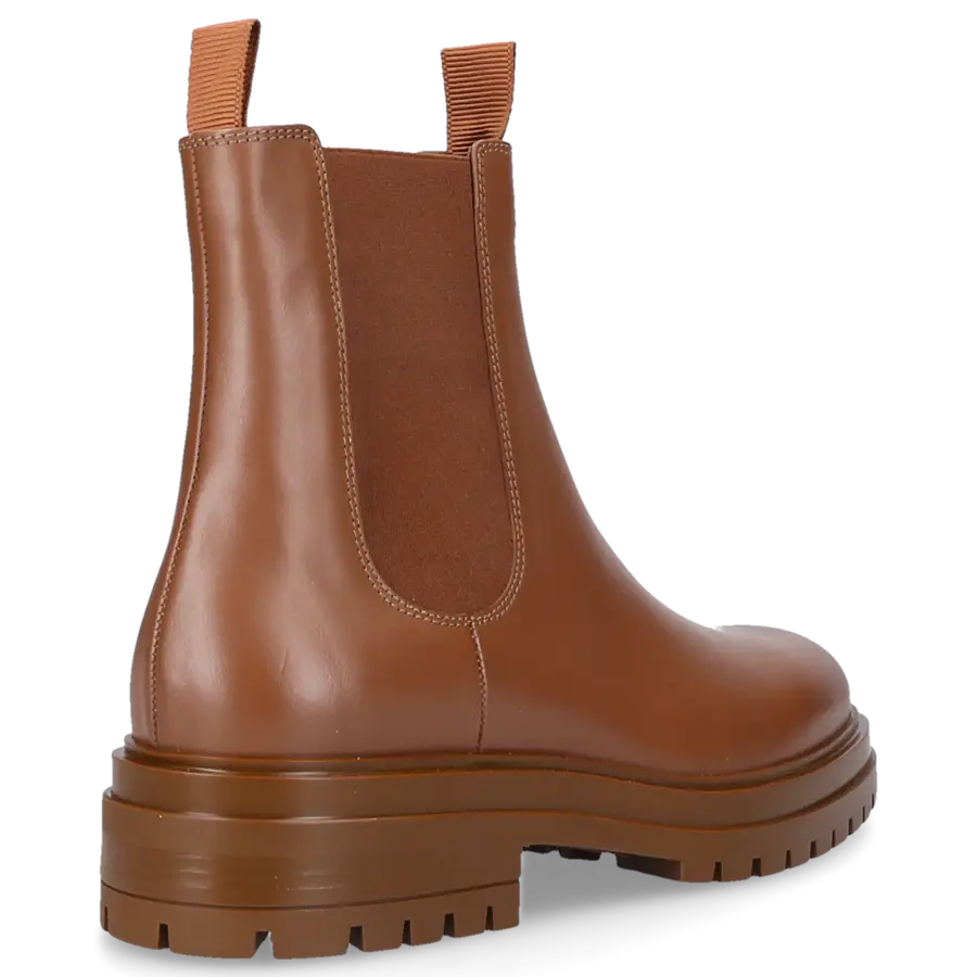 Gianvito Rossi - Chelsea Boots CHESTER Kalbsleder - braun