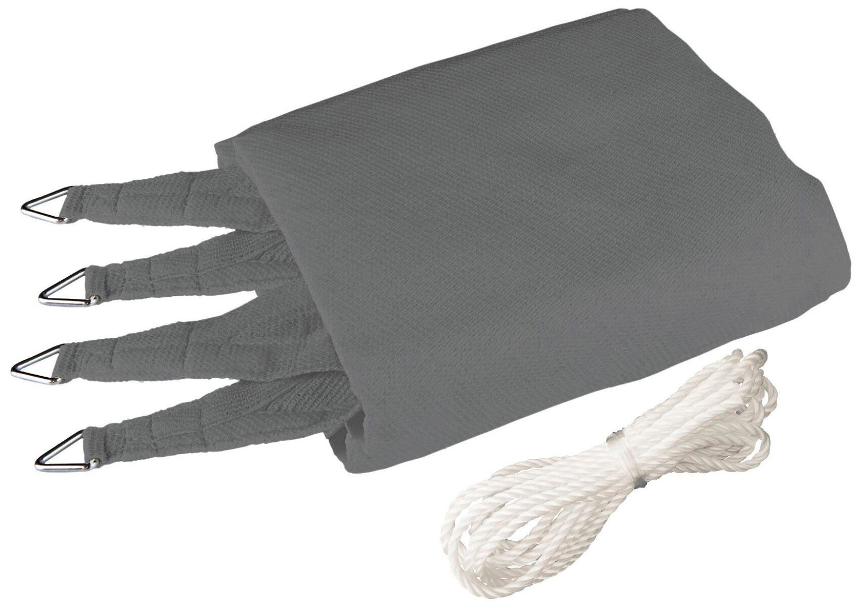 Windhager Sonnensegel Capri Rechteck, 4x5m, grau