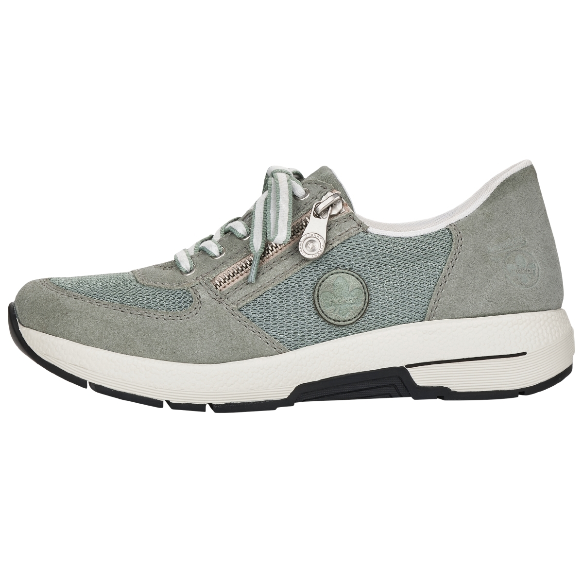 Rieker N8451 Sneaker Low grau