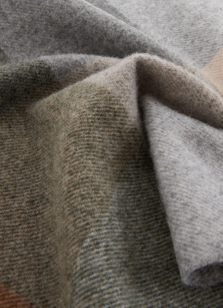 Profuomo vilnas šalle ar bārkstīm 190 x 30 cm