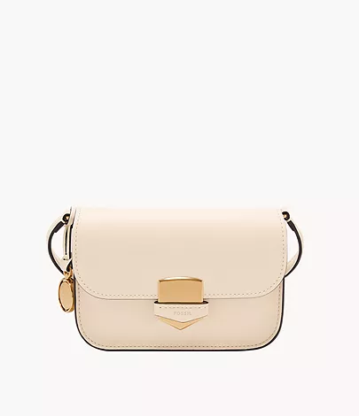 Fossil Small Flap Crossbody Lennox Leder
