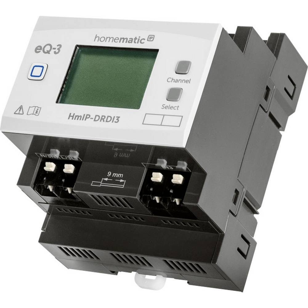 Homematic IP Dimmaktor für Hutschienenmontage - 3-fach Smart-Home-Steuerelement