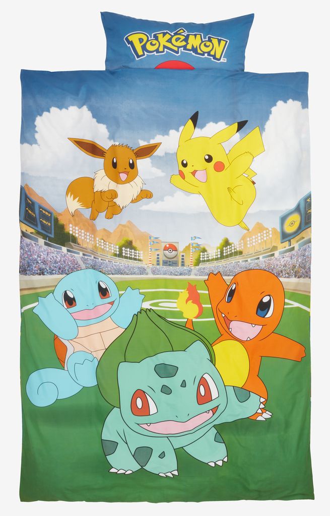 POKEMON sengetøy 140x200 blått