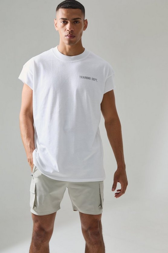 Oversize T-Shirt mit Active Training Dept Print