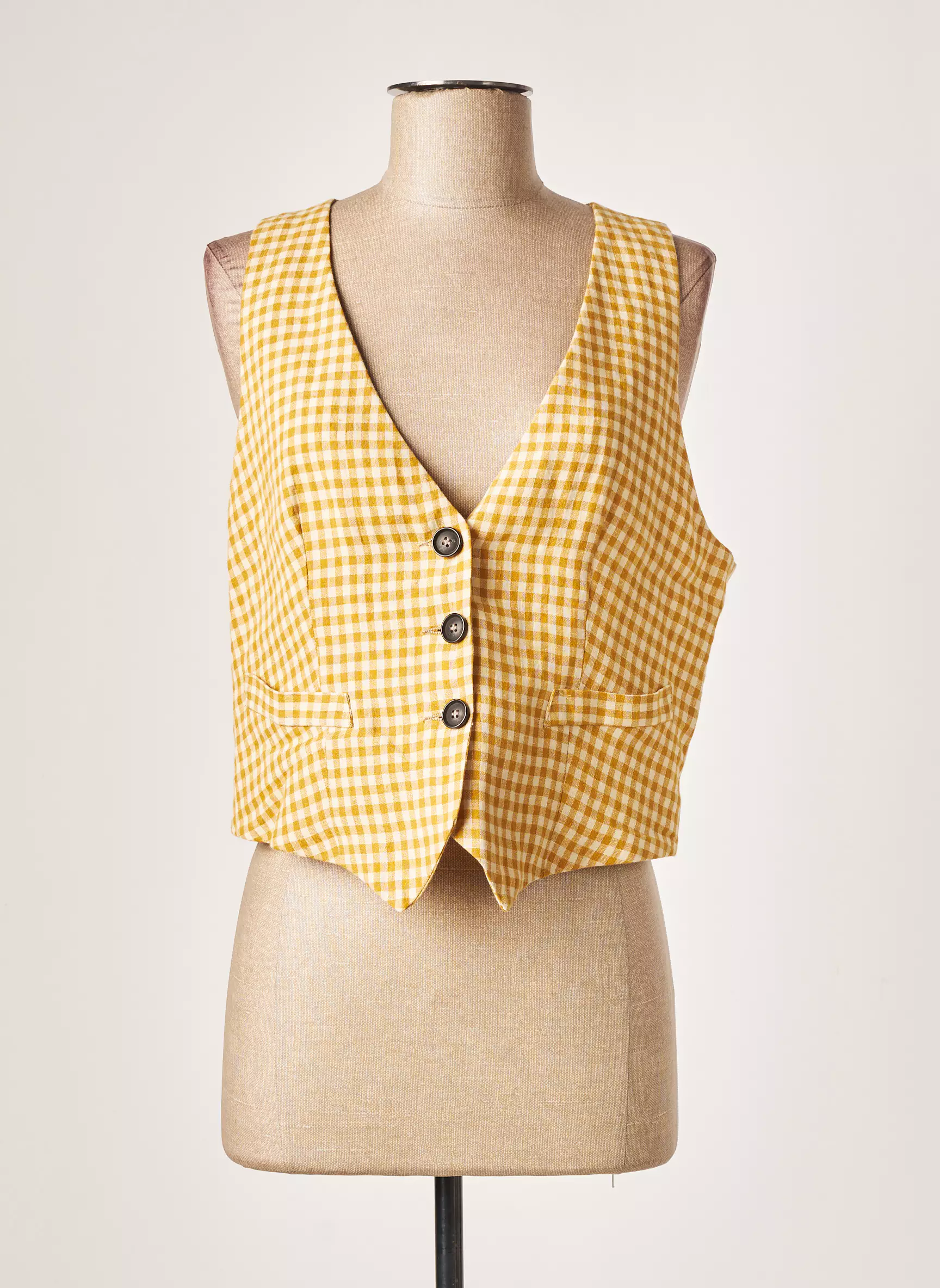 Opificio Neirami Gilet Femme couleur jaune