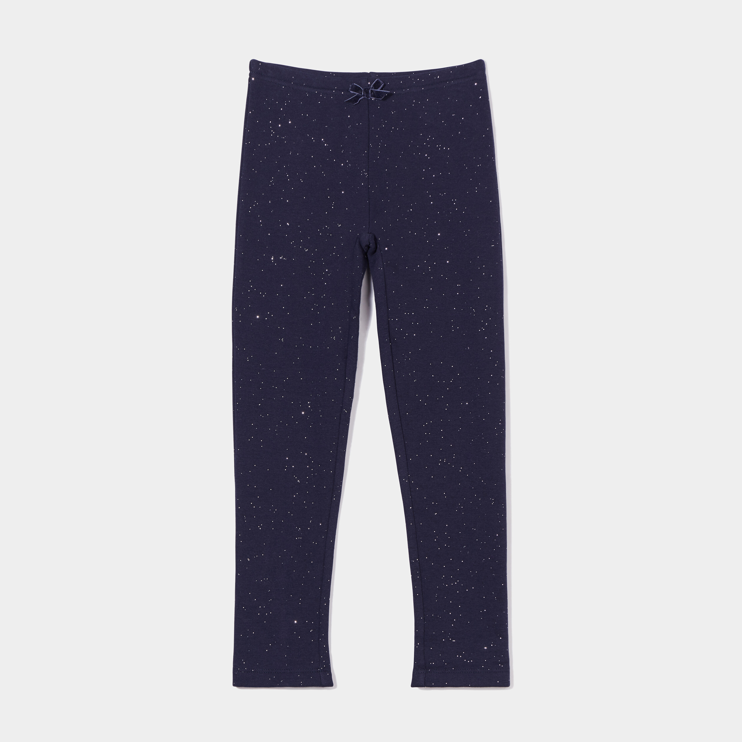 Legging doublé bleu marine fille | La Halle