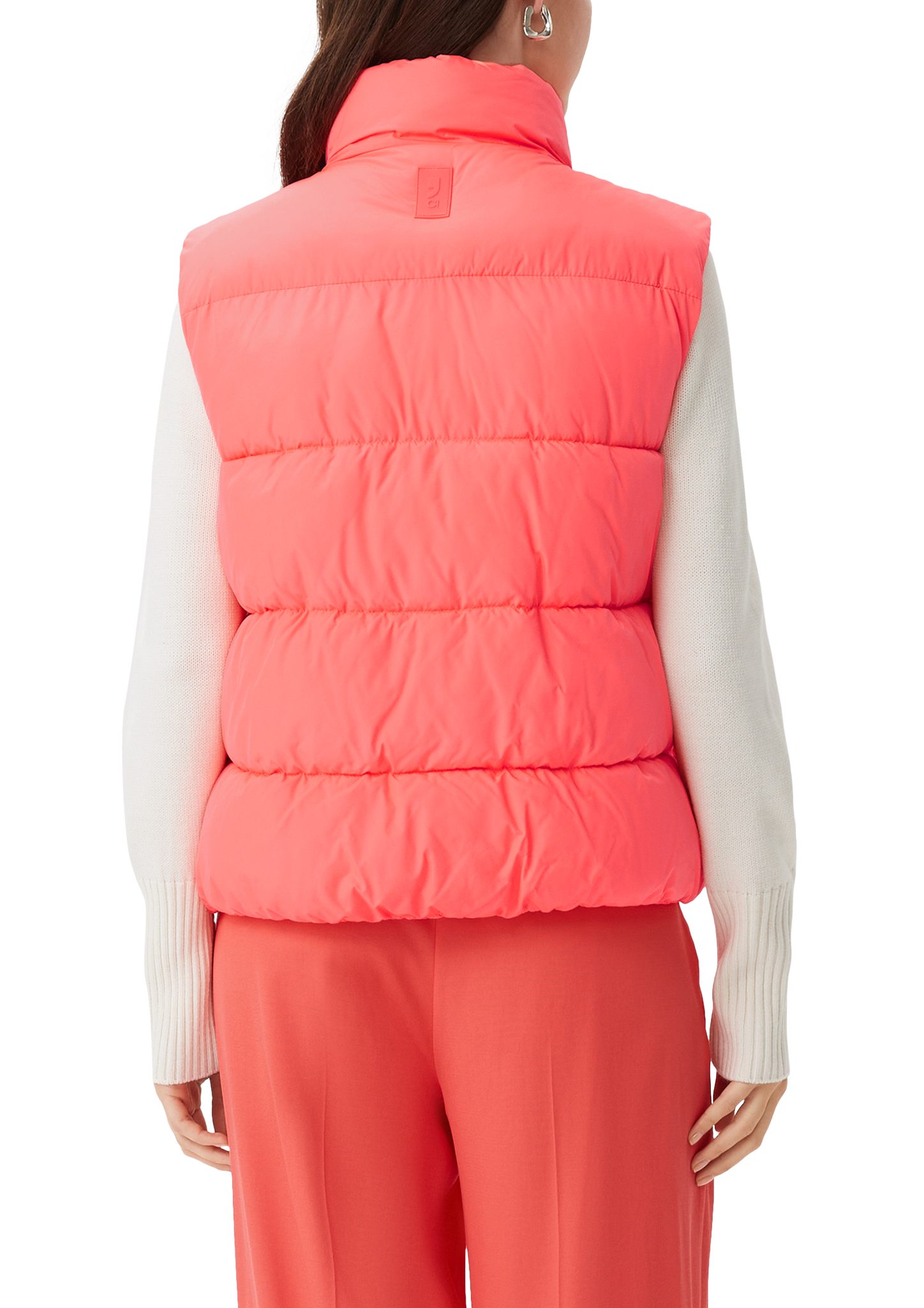 comma casual identity Funktionsweste Steppweste aus Mikrofaser Logo