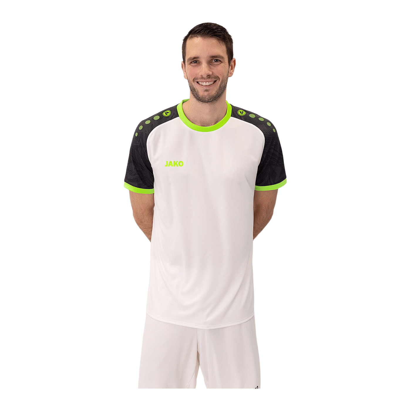 JAKO Iconic Trikot Weiss Schwarz Grün F014