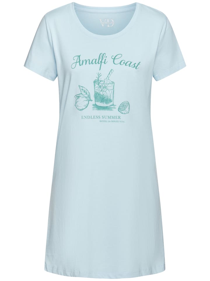 VIVANCE DREAMS Sleepshirt in hellblau günstig kaufen 32/34