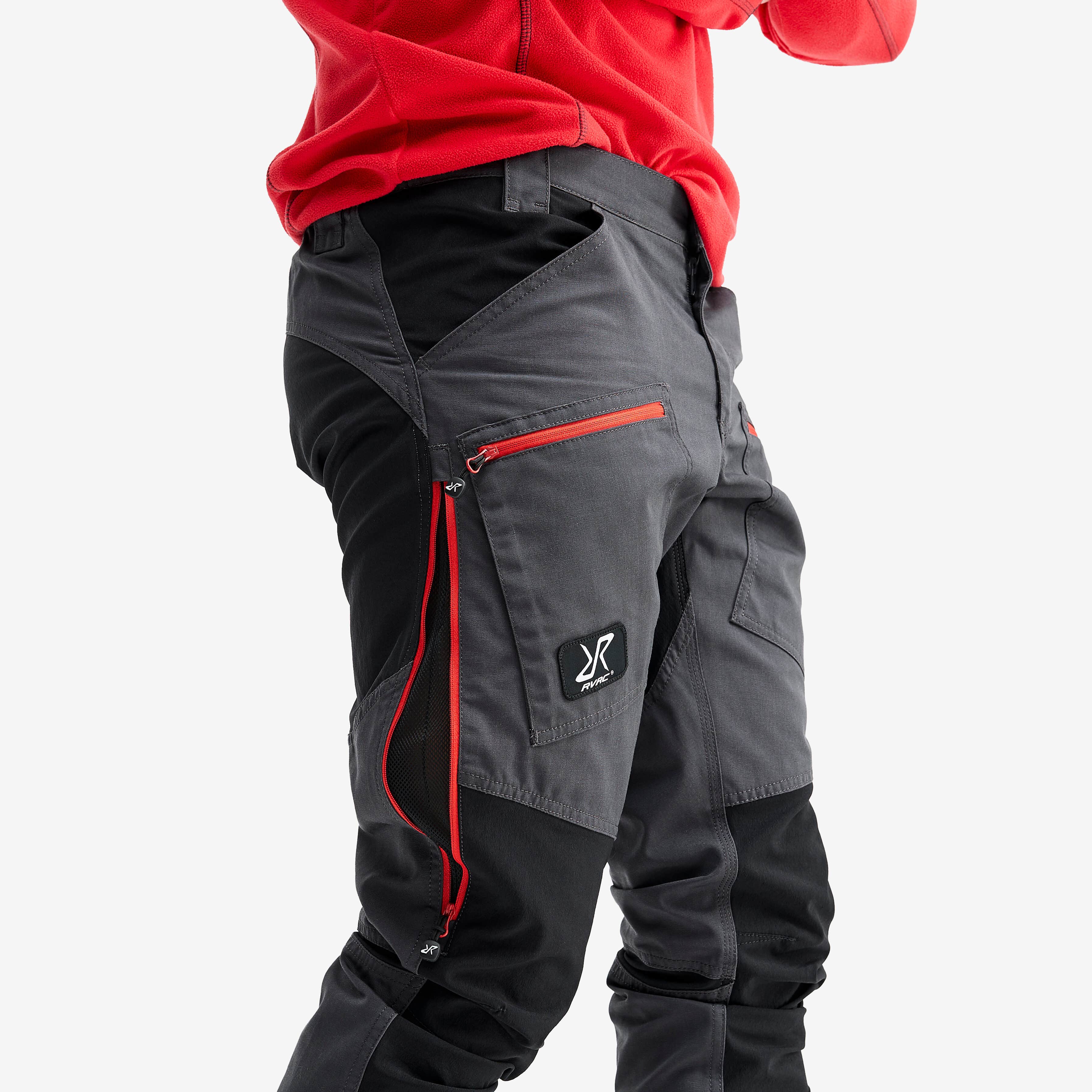 Nordwand Pro Pants Homme Gunmetal/Red