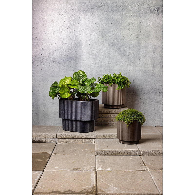 Home Potte 45x29x34 cm, antrasitt, Fure