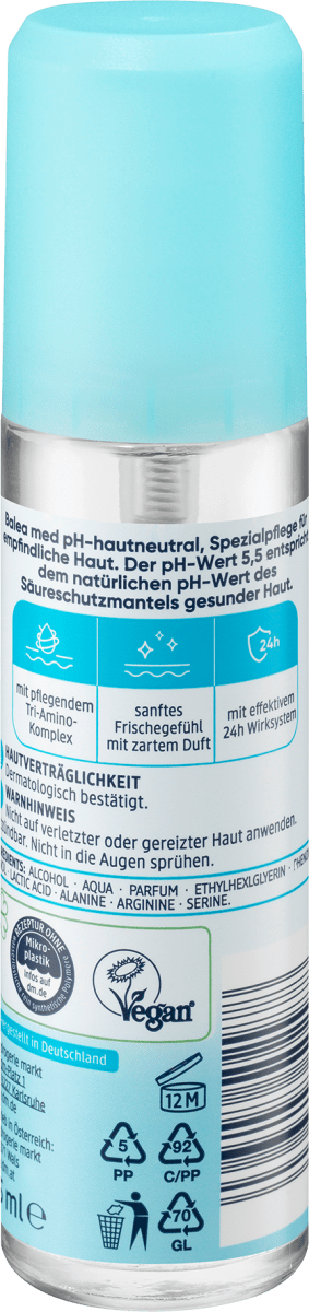 Deo Zerstäuber hautneutral, 75 ml