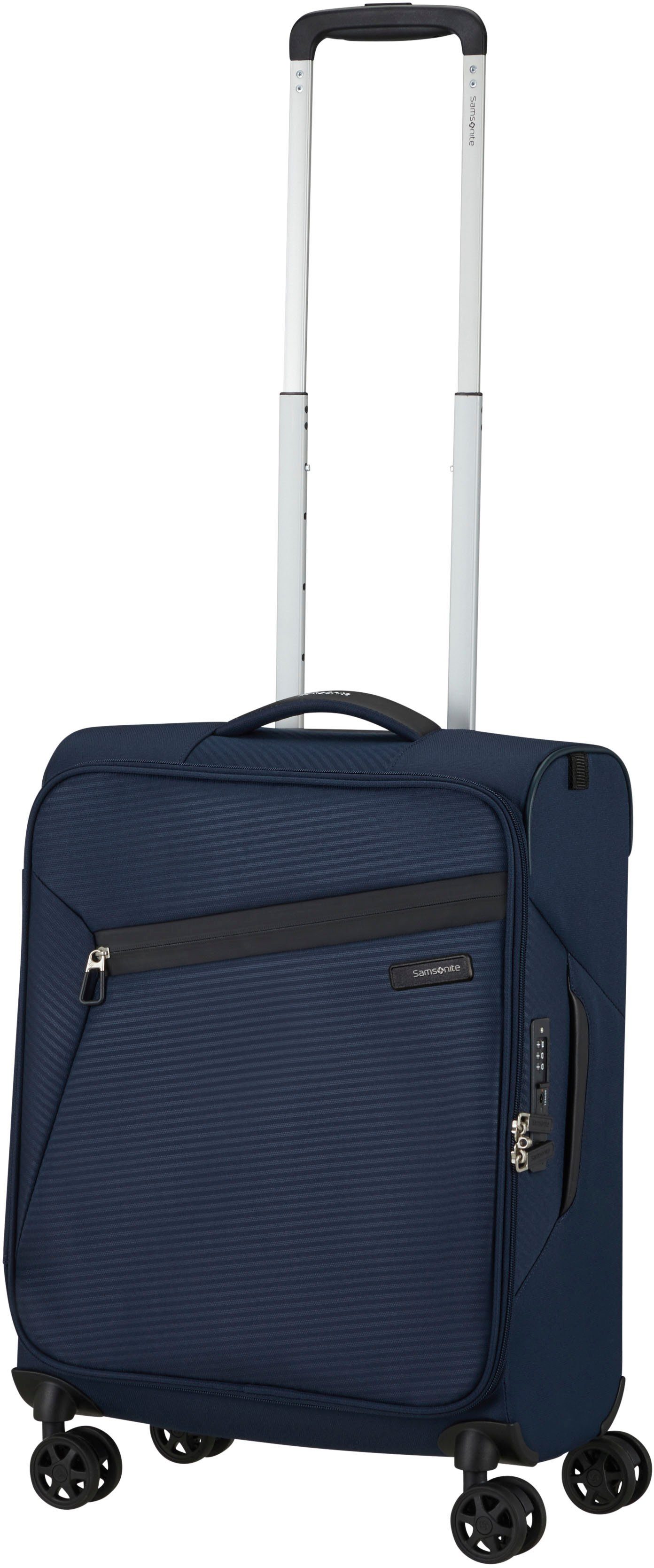 Samsonite Weichgepäck-Trolley Litebeam, midnight blue, 55 cm, 4 Rollen