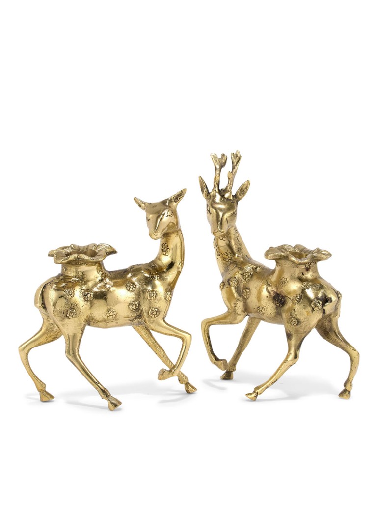 Sada 2 svícnů Doing Goods Lovely Deer