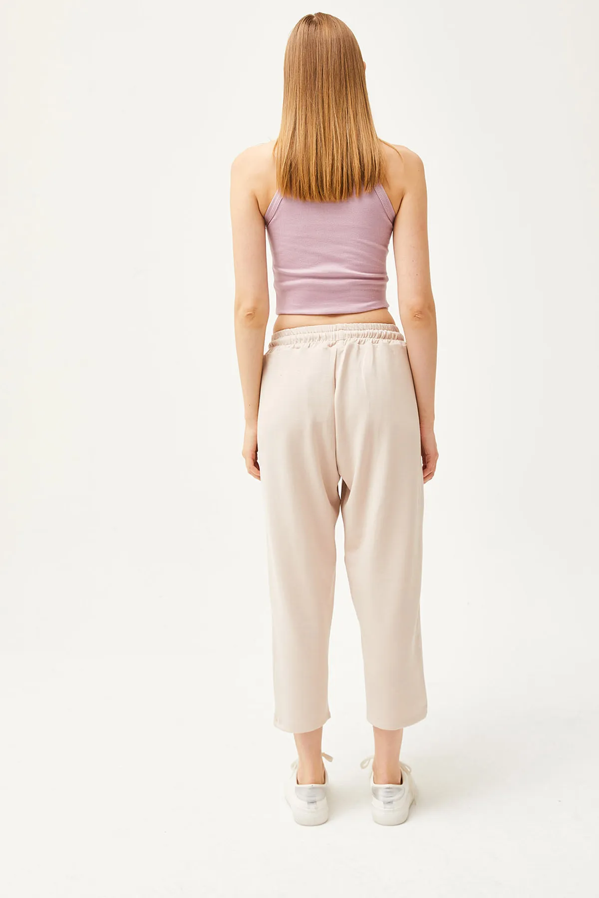 Olalook  Damen-Jogginghose aus Modal mit Pudertaschen und detaillierten, weichen, strukturierten Nähten EŞF-00000069