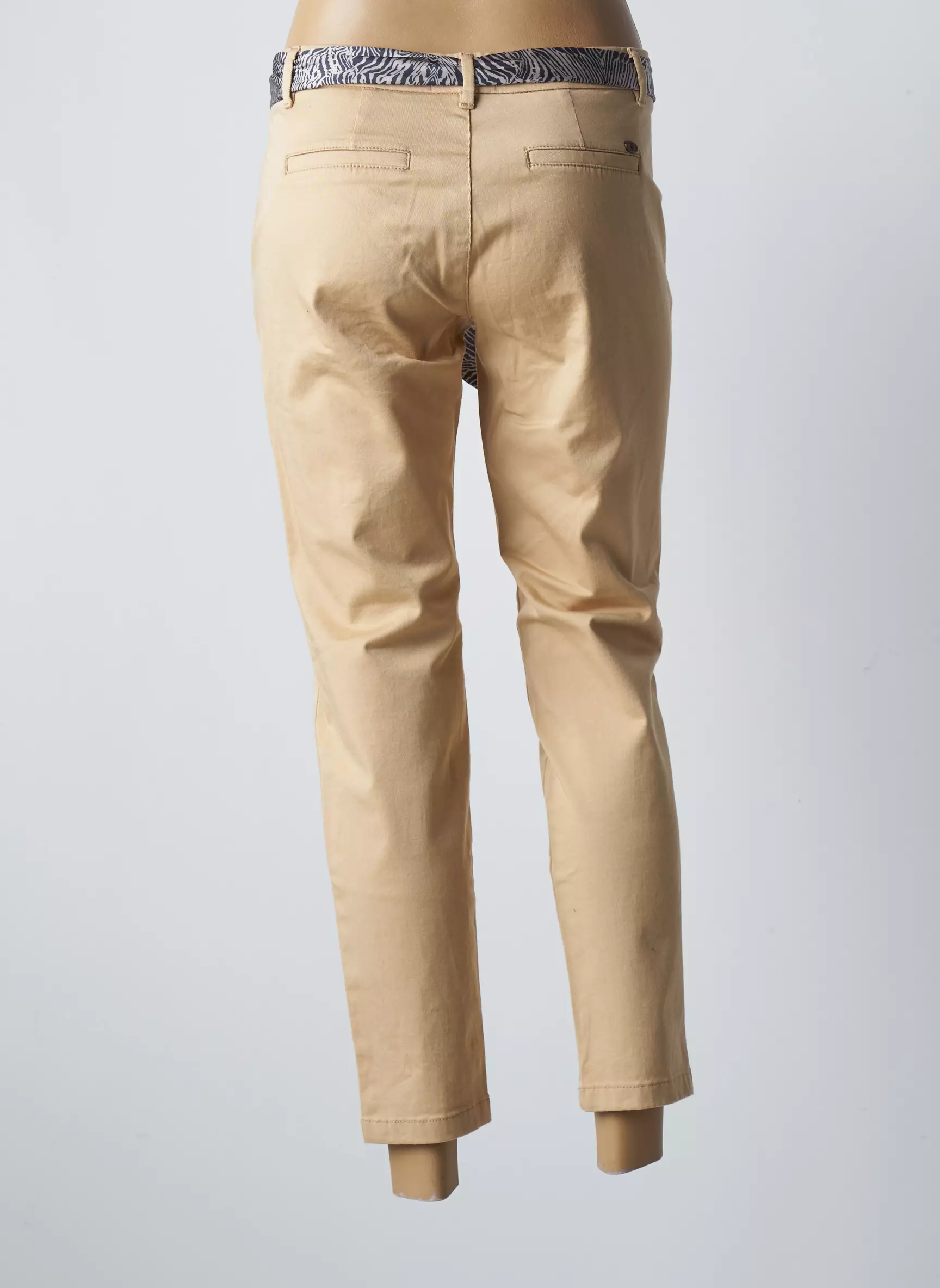 Freeman T Porter Pantalon7 8 Femme couleur beige