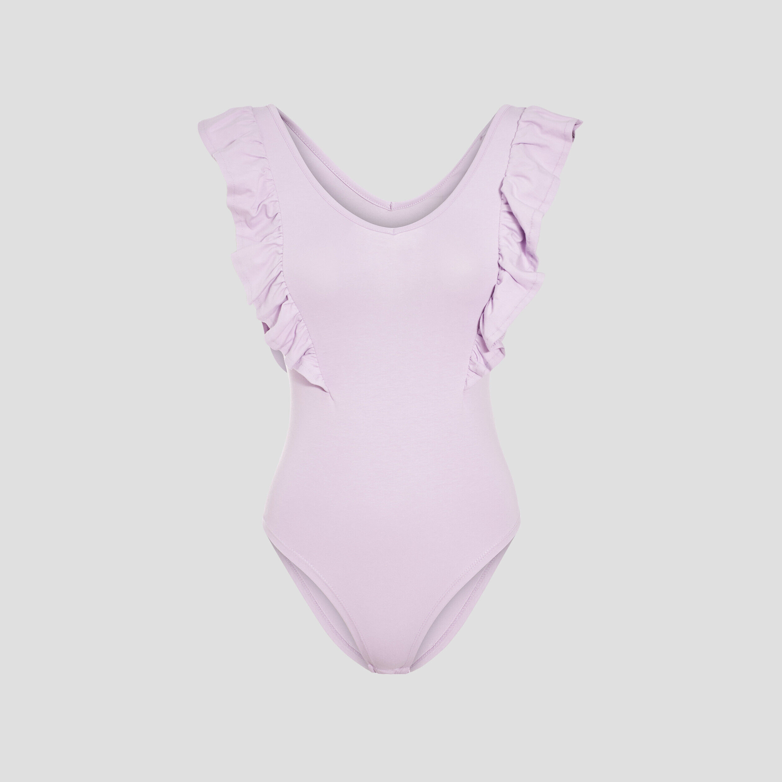 Body sans manches à volants mauve femme | Cache Cache