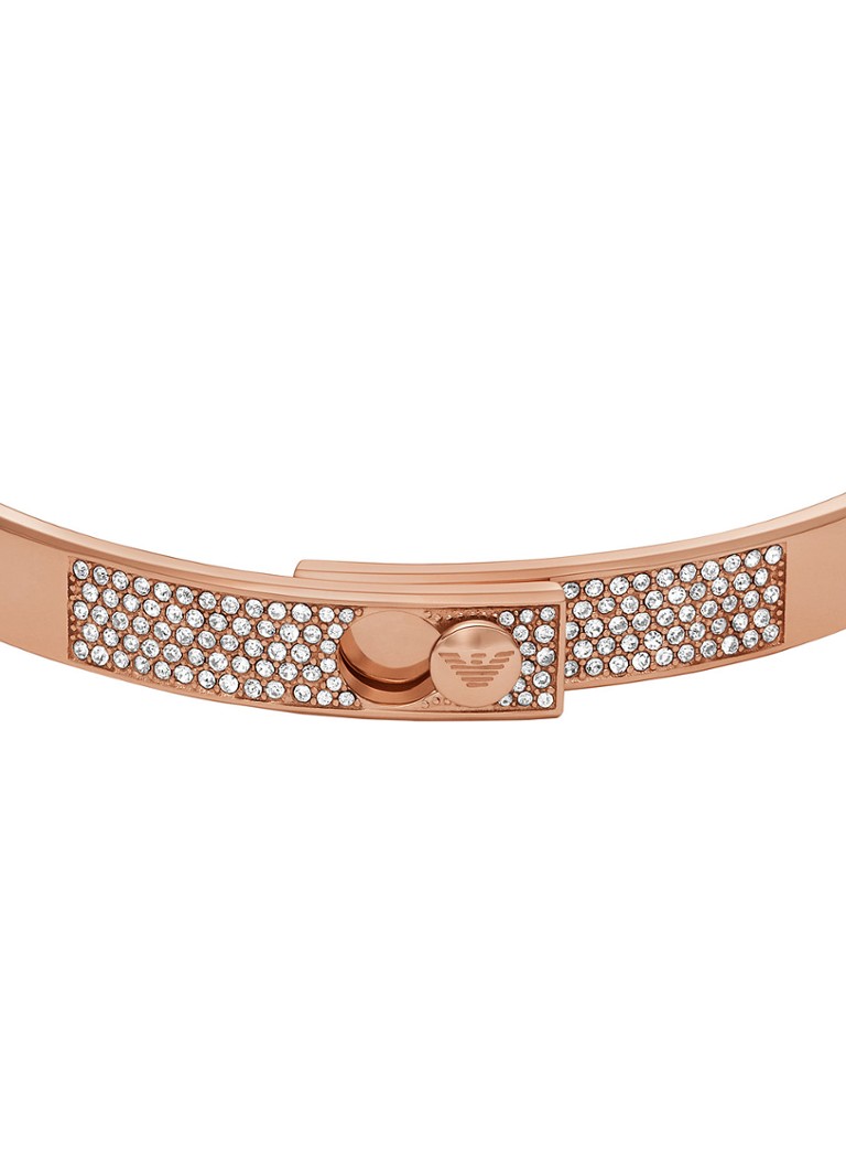 Bracciale da coppia Emporio Armani con cristalli EGS3089221