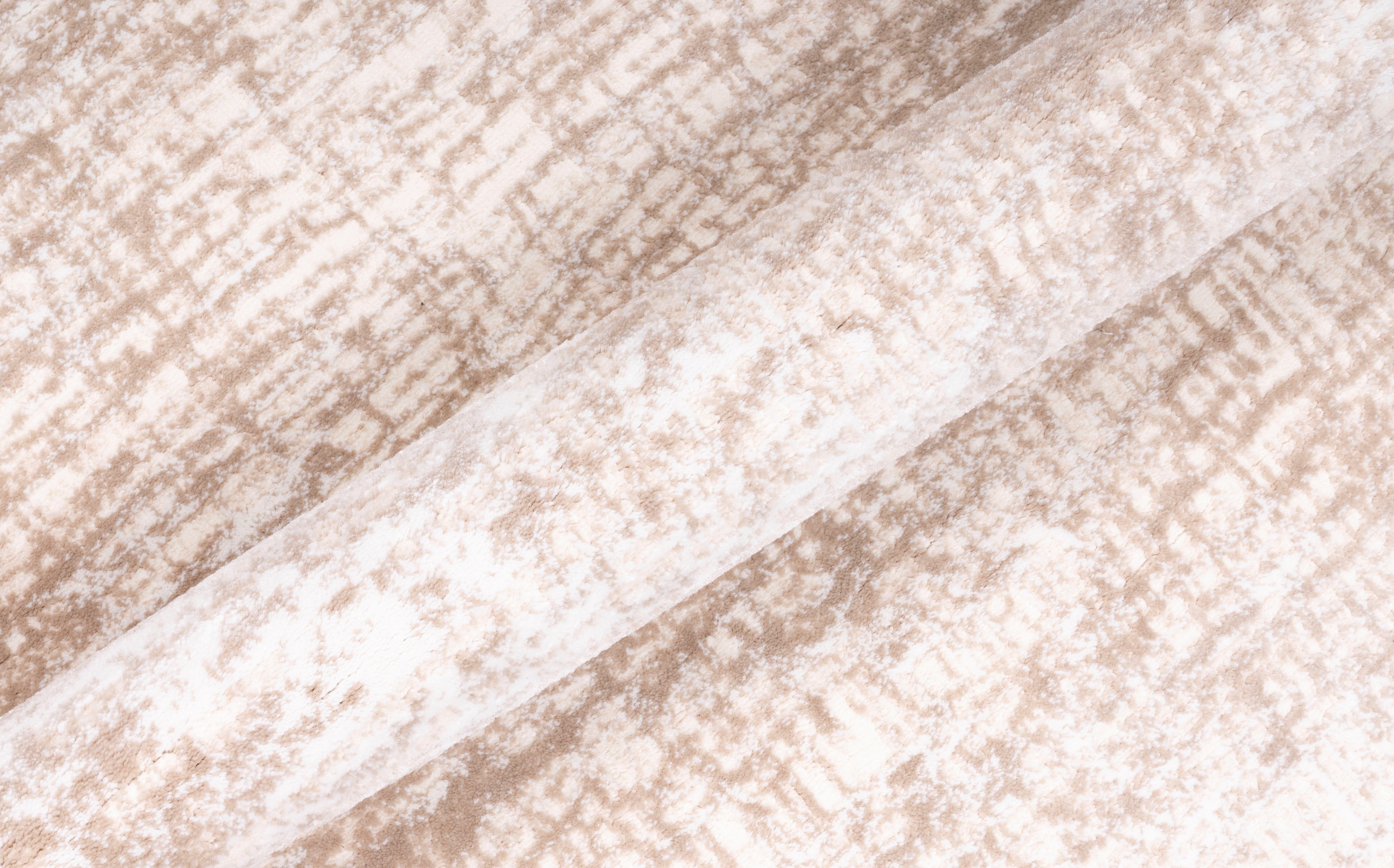 Teppich Ariano, Home affaire, rund, Höhe: 12 mm, Vintage, dezenter Glanz, Hoch-Tief-Struktur, Schrumpf-Carving-Effekt