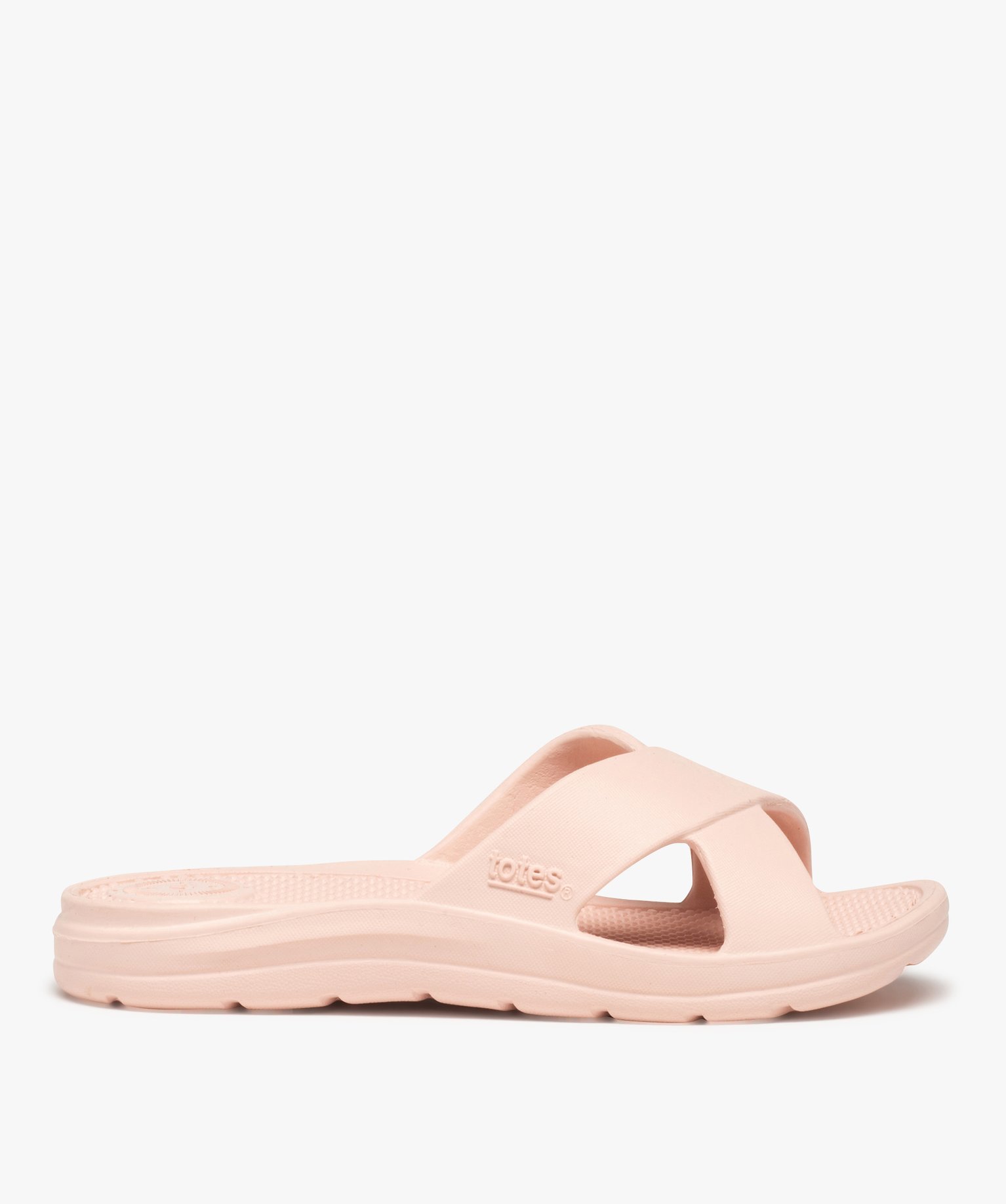Mules de piscine femme unies - Isotoner rose | GEMO
