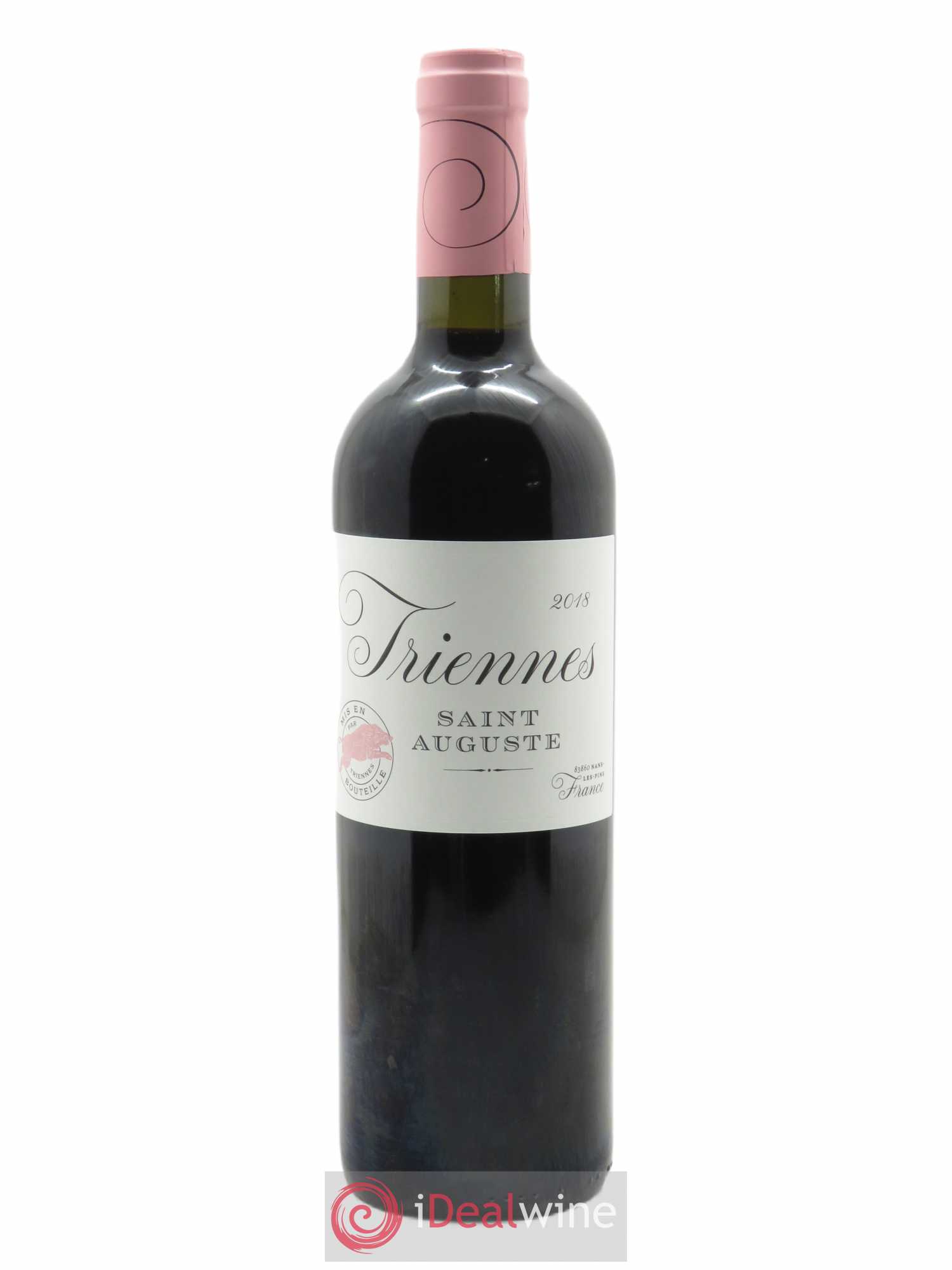 IGP Pays du Var (Vin de Pays du Var) St Auguste Triennes (Domaine)  2018 - Lot de 1 Bouteille