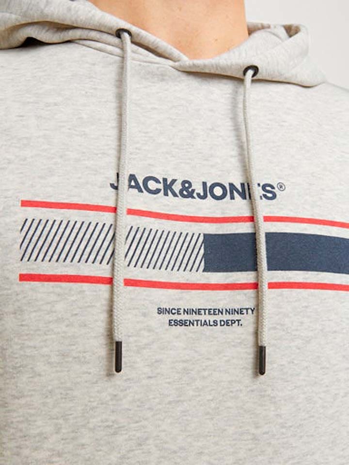 Jack & Jones Hoodie in Grau günstig kaufen