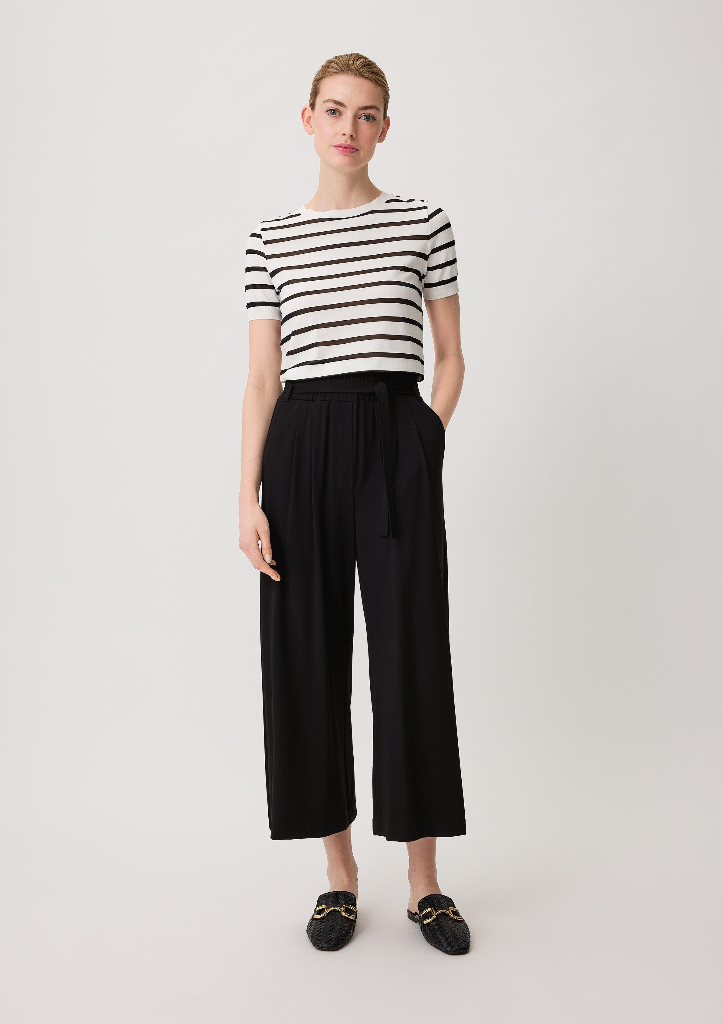 Loose: Hose aus Viskosemix - schwarz