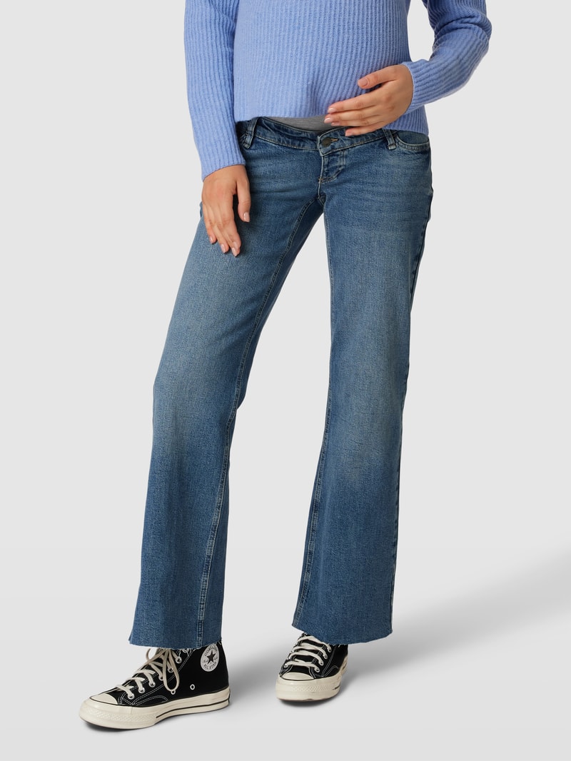 Umstands-Jeans mit elastischem Einsatz Modell 'BLAISE' in jeans