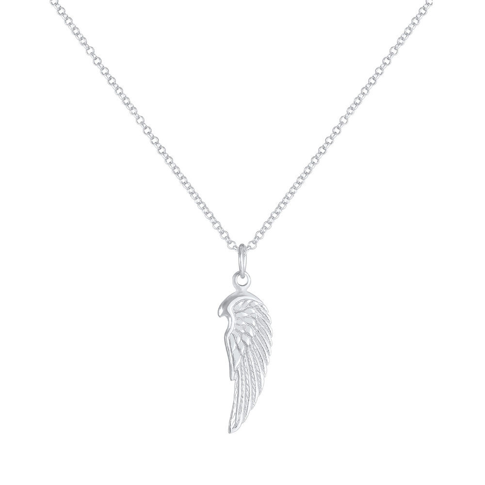 KUZZOI KUZZOI Collier Paulo Fanello collier d'aile rock oxyde cool 925 argent collier