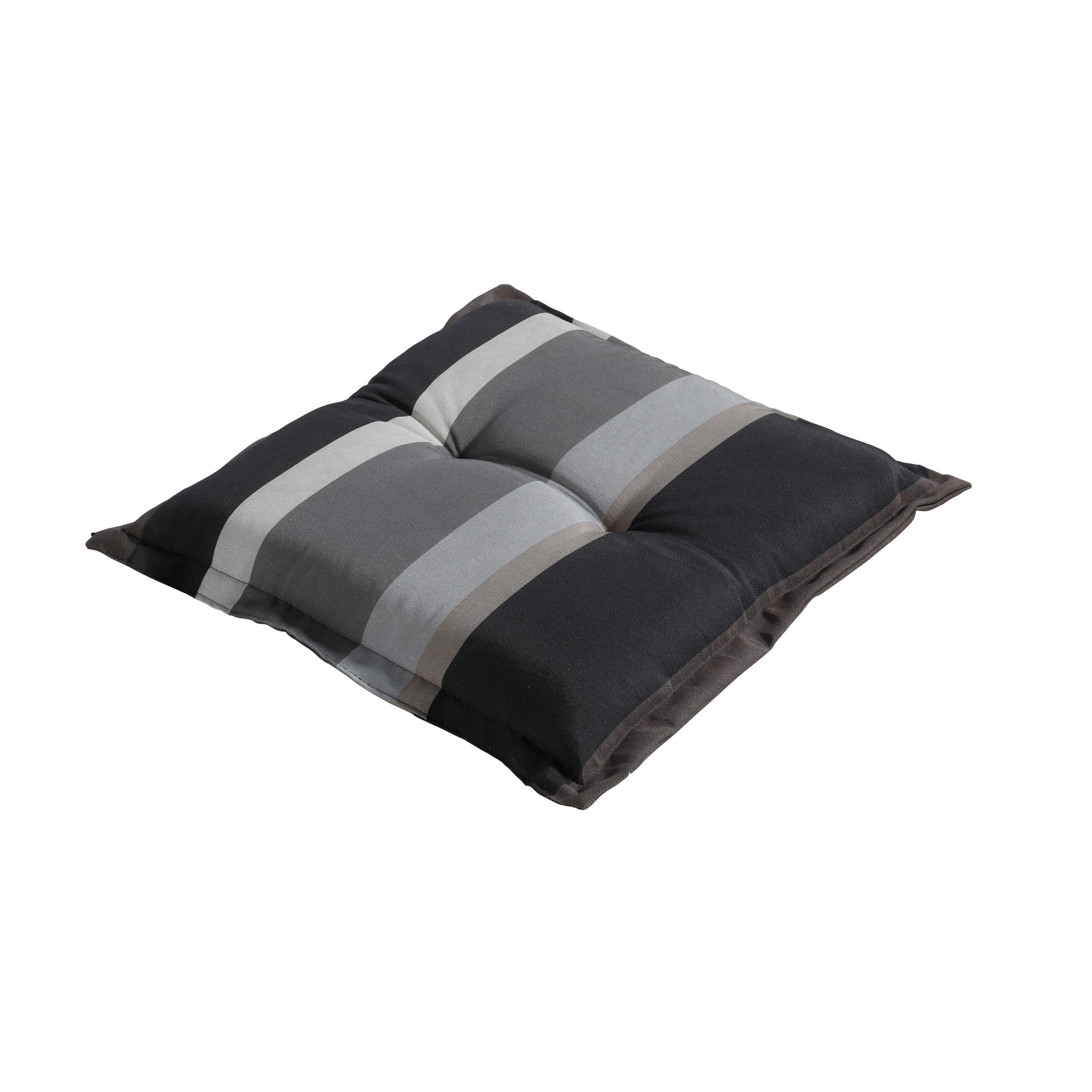 Madison Stripe Grey 50x50 Sitzkissen