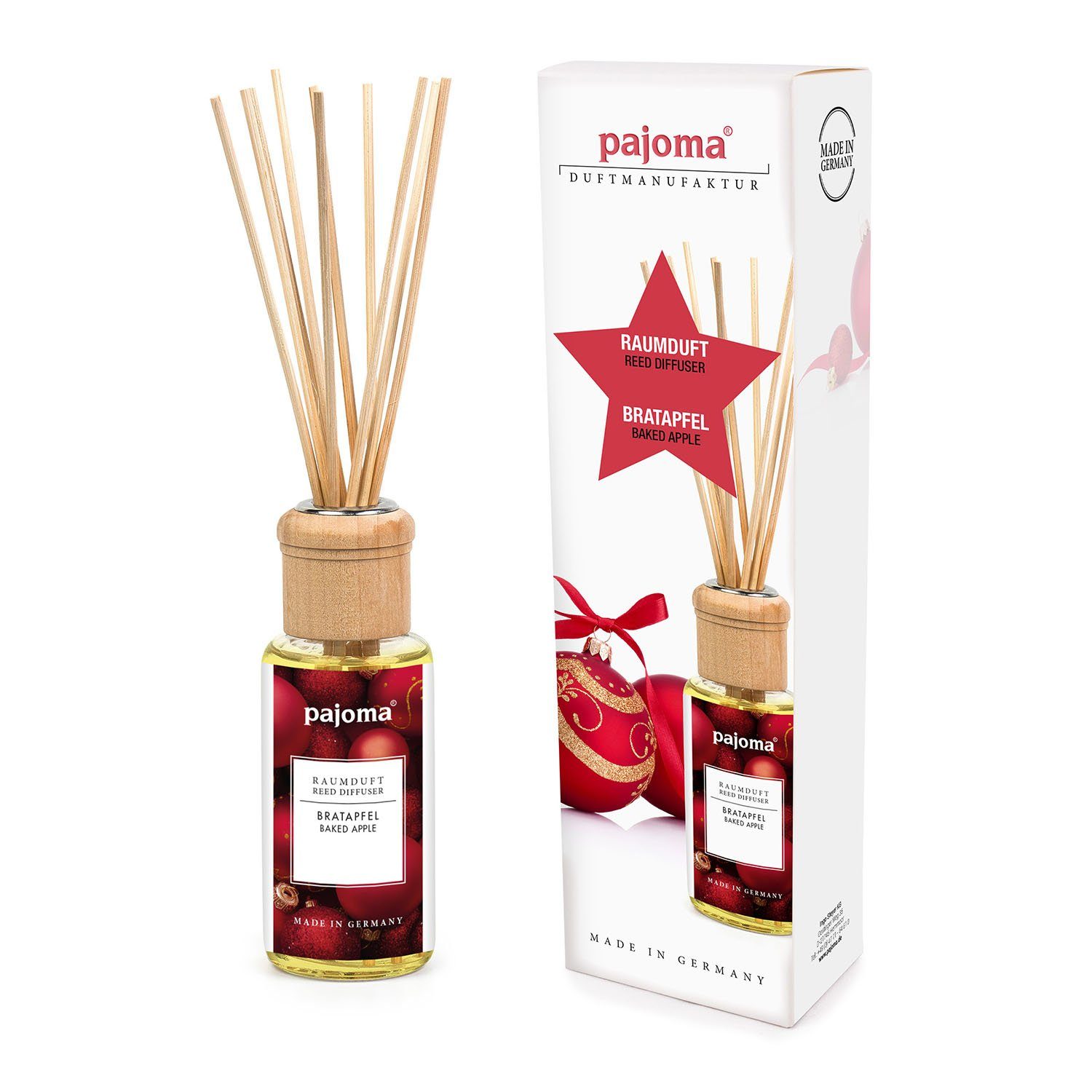 pajoma® Raumduft Bratapfel, 100 ml, Lufterfrischer in Geschenkverpackung