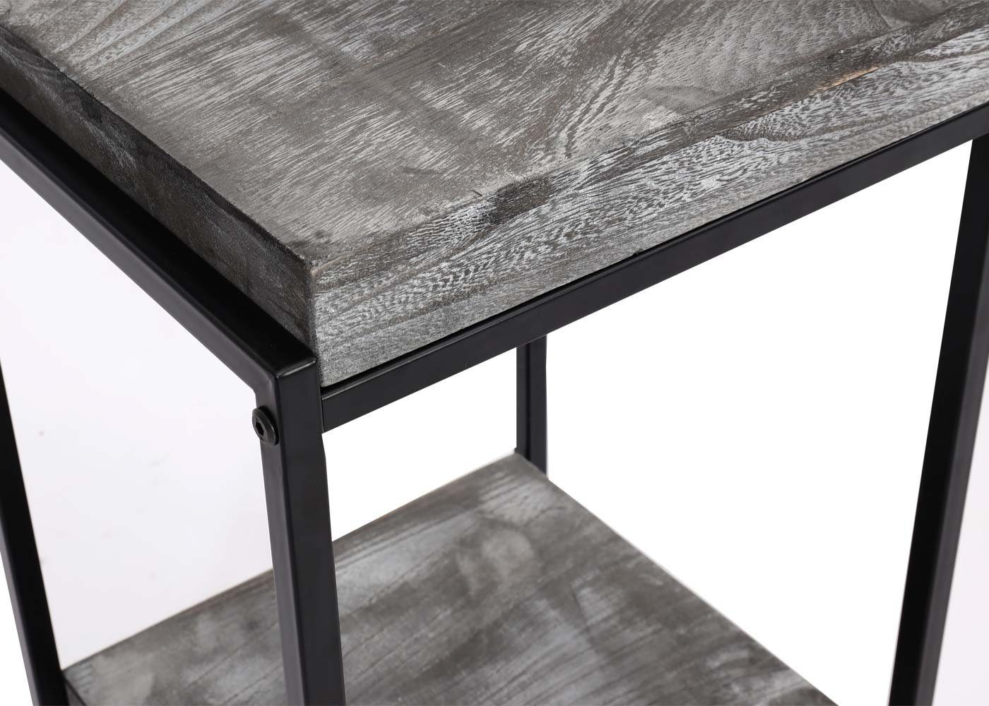 MCW Blumentisch MCW-K71-B, Pflegeleichte Oberfläche, Dicke 5 cm Holzplatte, Inkl. Fußbodenschoner
