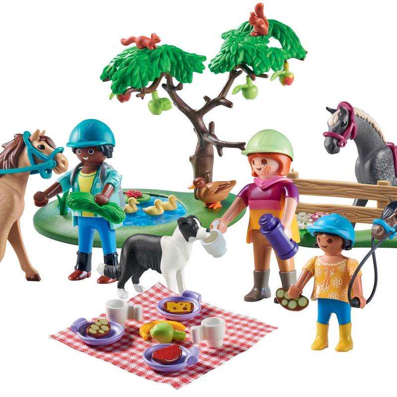 71239 Cavaliers, chevaux et pique-nique Playmobil Country