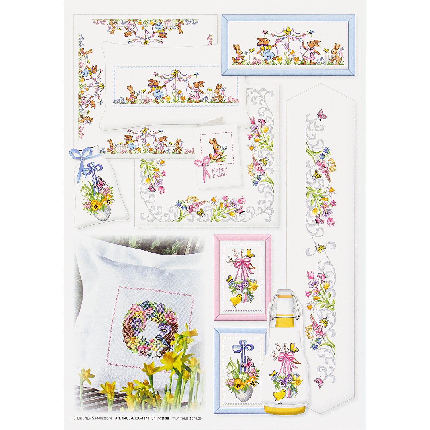 Stickvorlage Frühlingsflair