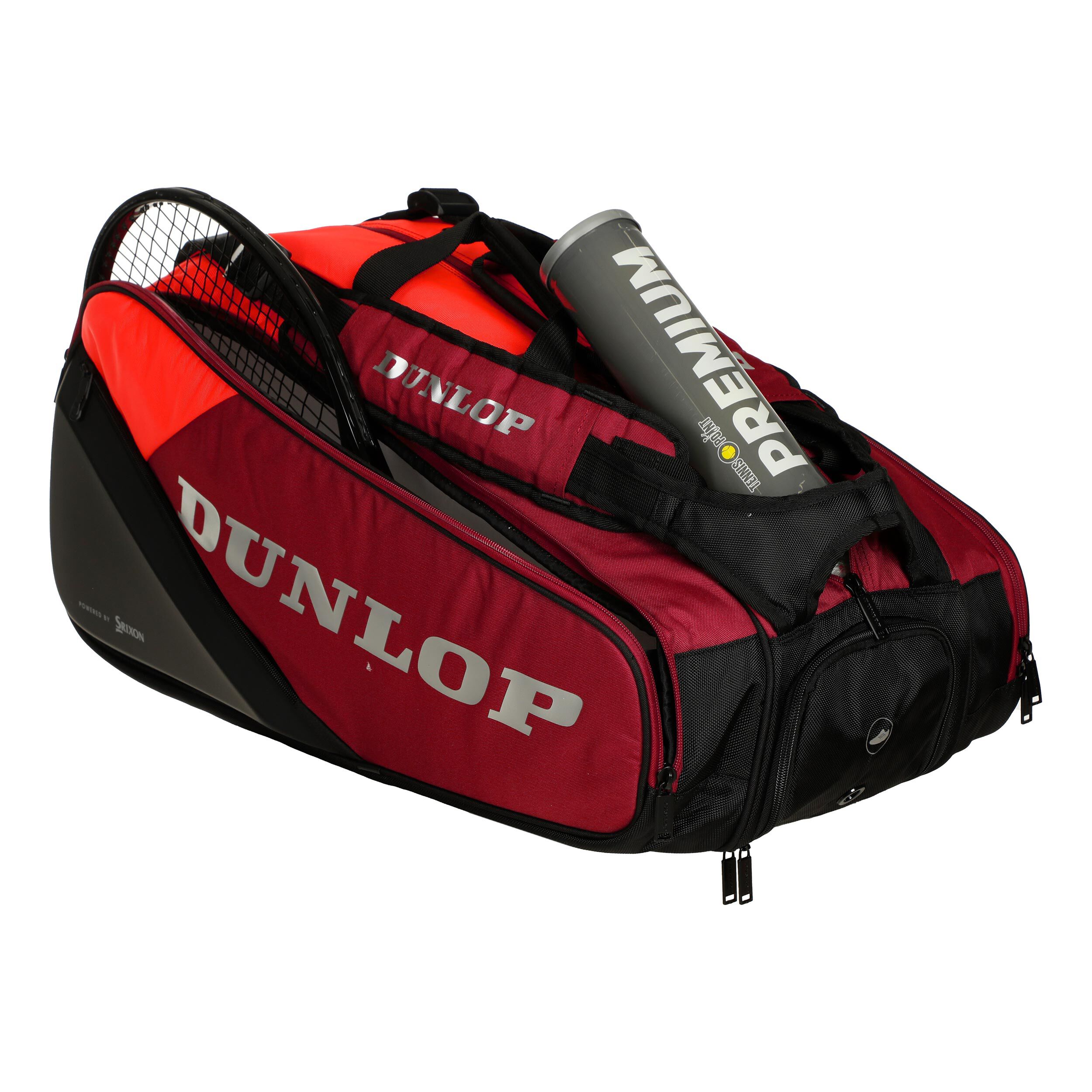 CX Performance Schlägertasche 8er - Schwarz, Rot