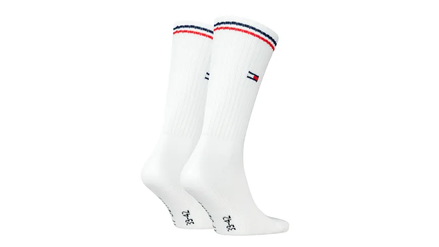 TOMMY HILFIGER Unisex TJ Socken Iconic 2er Pack white