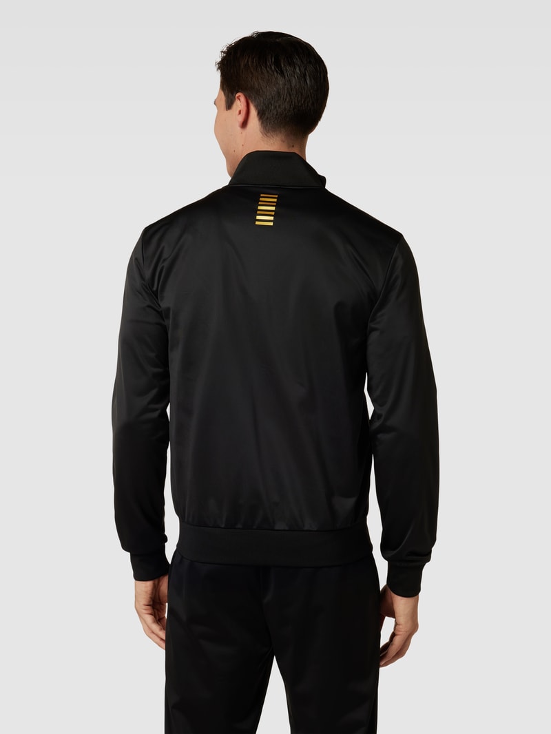 Sweatanzug mit Label-Details in schwarz