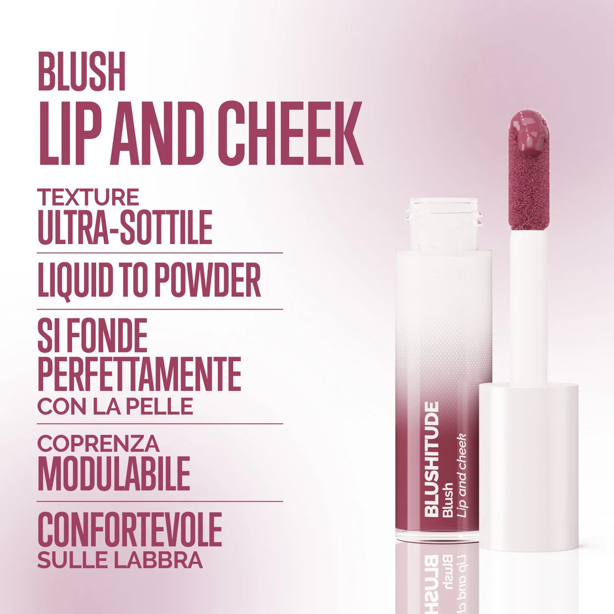 BLUSHITUDE sejai - krēmveida vaigu sārtums, lūpu krāsa, krēmveida acu ēnas